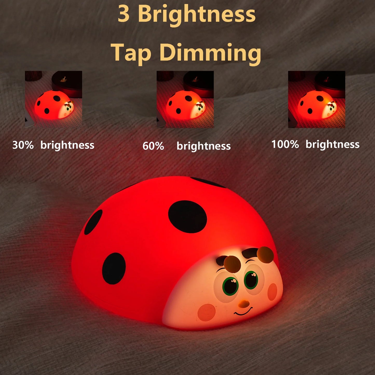 ALI BABAS LED Night Light Cute Whale Cartoon animals Silicone Lamp for Children Kid Touch Sensor