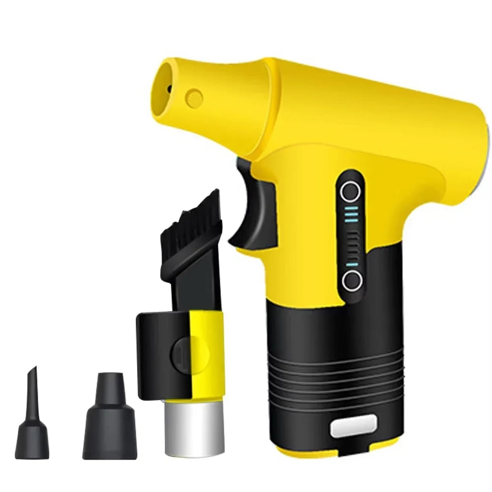 Air Blower Turbo Jet Fan Electric Power Display Handheld Mini Dust Cleaner High Speed Duster Gun Cleaning Tool