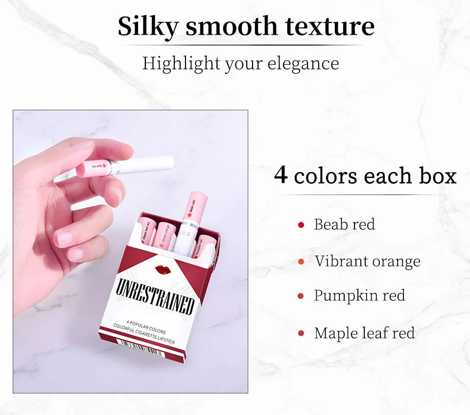 4-Lasting Stick Waterproof Lip Set