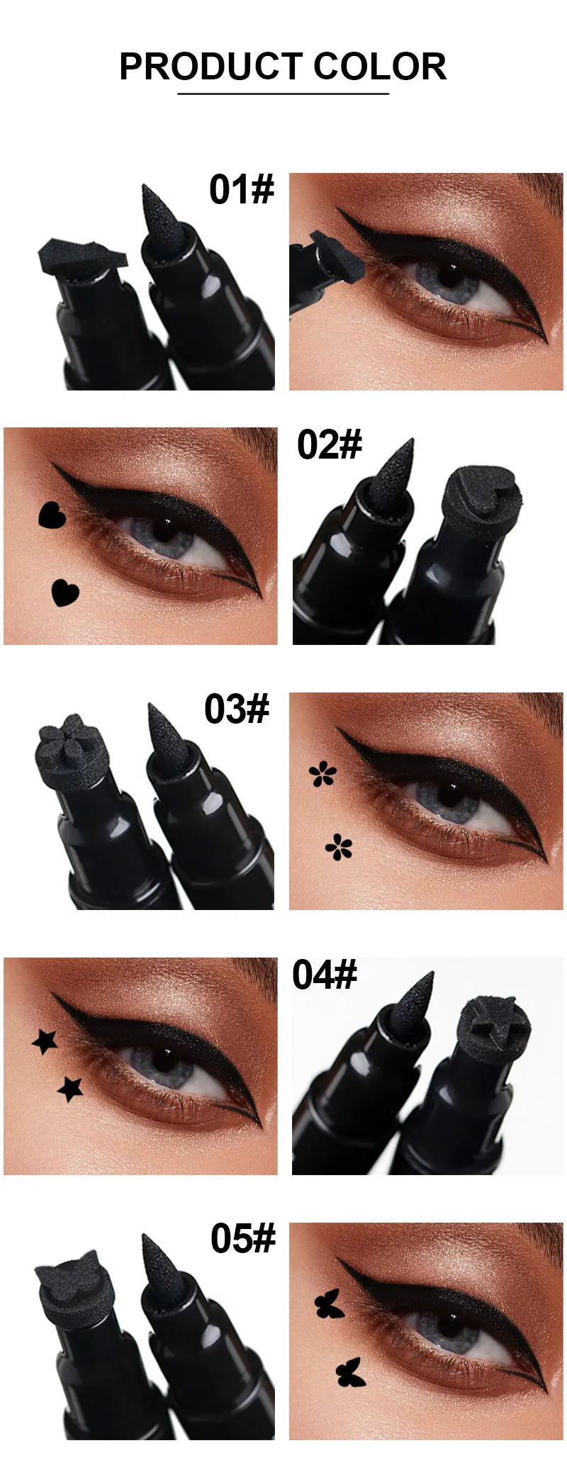 Dragon Ranee Double head Star Seal Eyeliner