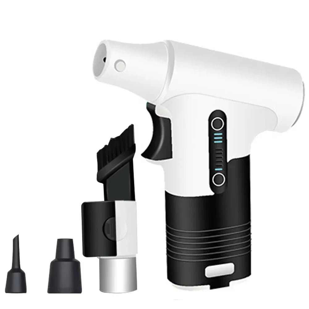 Air Blower Turbo Jet Fan Electric Power Display Handheld Mini Dust Cleaner High Speed Duster Gun Cleaning Tool