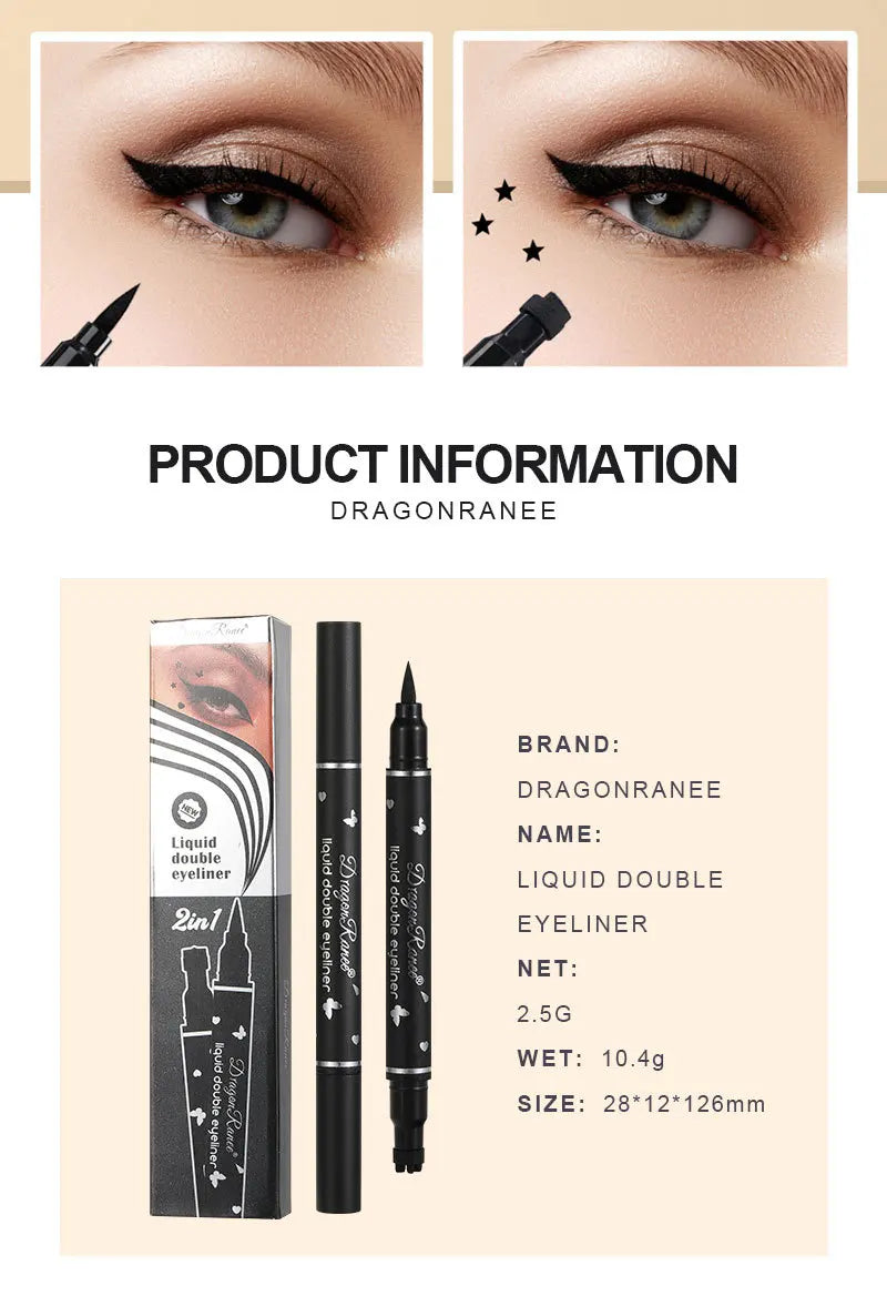 Dragon Ranee Double head Star Seal Eyeliner