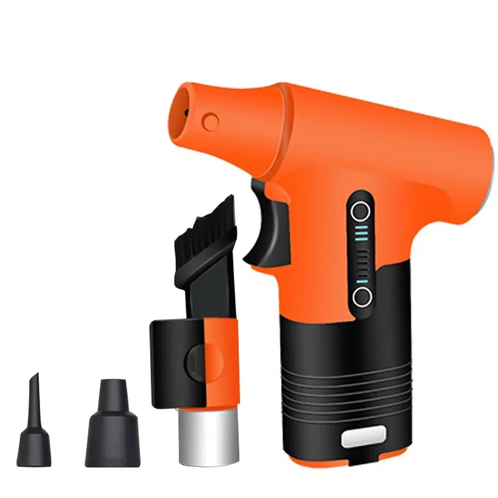 Air Blower Turbo Jet Fan Electric Power Display Handheld Mini Dust Cleaner High Speed Duster Gun Cleaning Tool