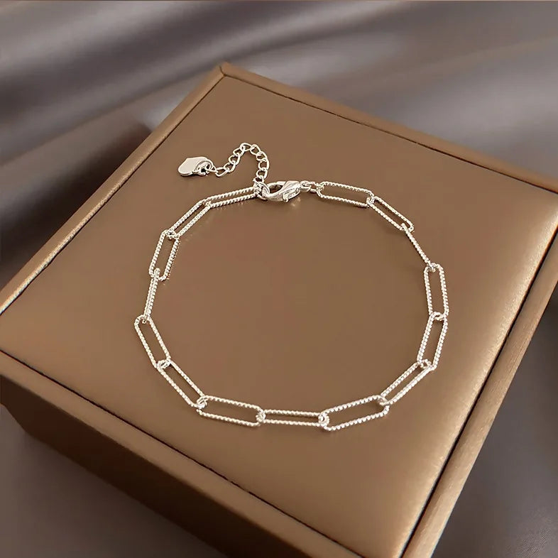 925 Sterling Silver Double Layer Pearl Bracelet for Women Girl Design Bead Korean Jewelry Dropshipping Charm Bracelet