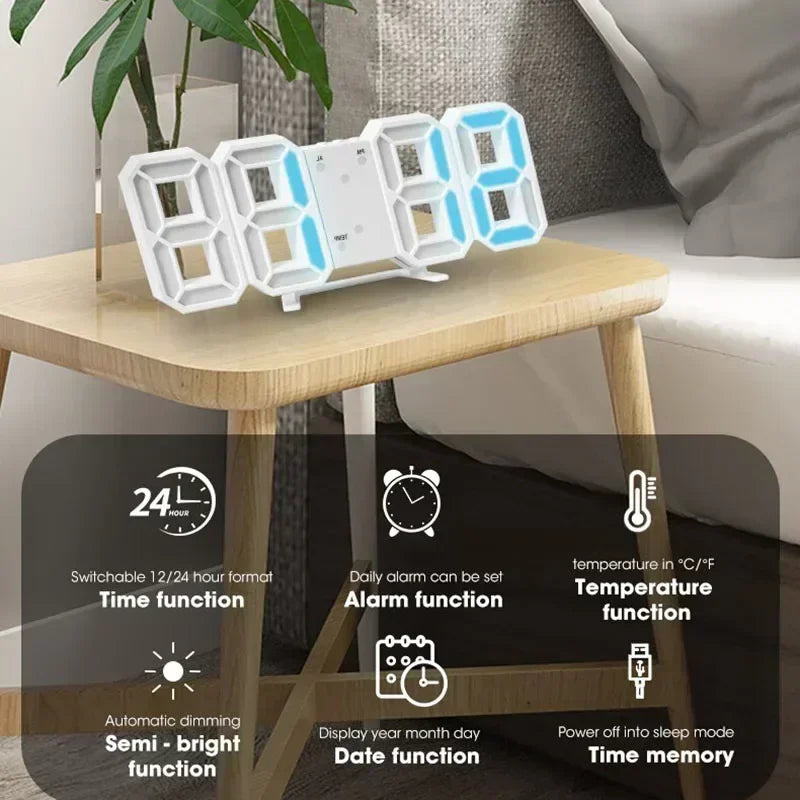 ZENTRA Clock 3D LED