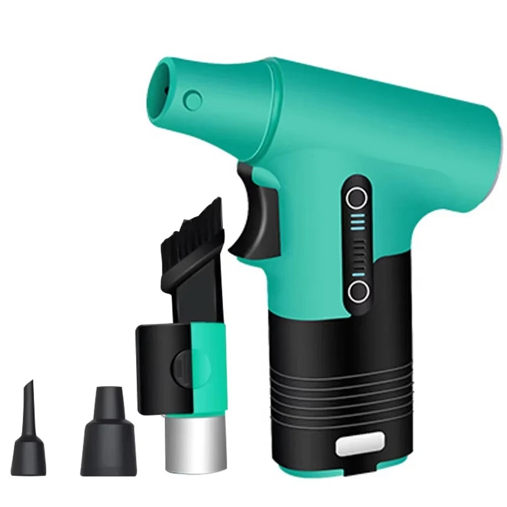 Air Blower Turbo Jet Fan Electric Power Display Handheld Mini Dust Cleaner High Speed Duster Gun Cleaning Tool
