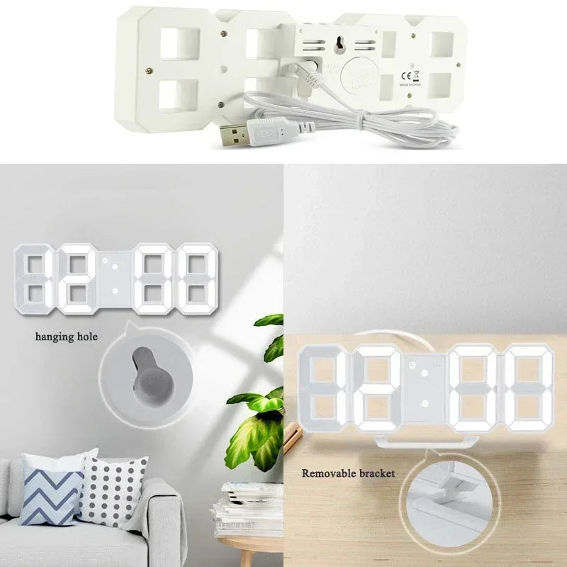 ZENTRA Clock 3D LED