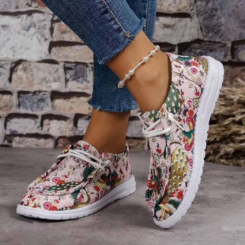 Fashion Casual Shoes Women's Sneakers 2024 New Soft Walking Women Sneakers Slip On Breathable Women Shoes Ladies Vulcanize Shoes