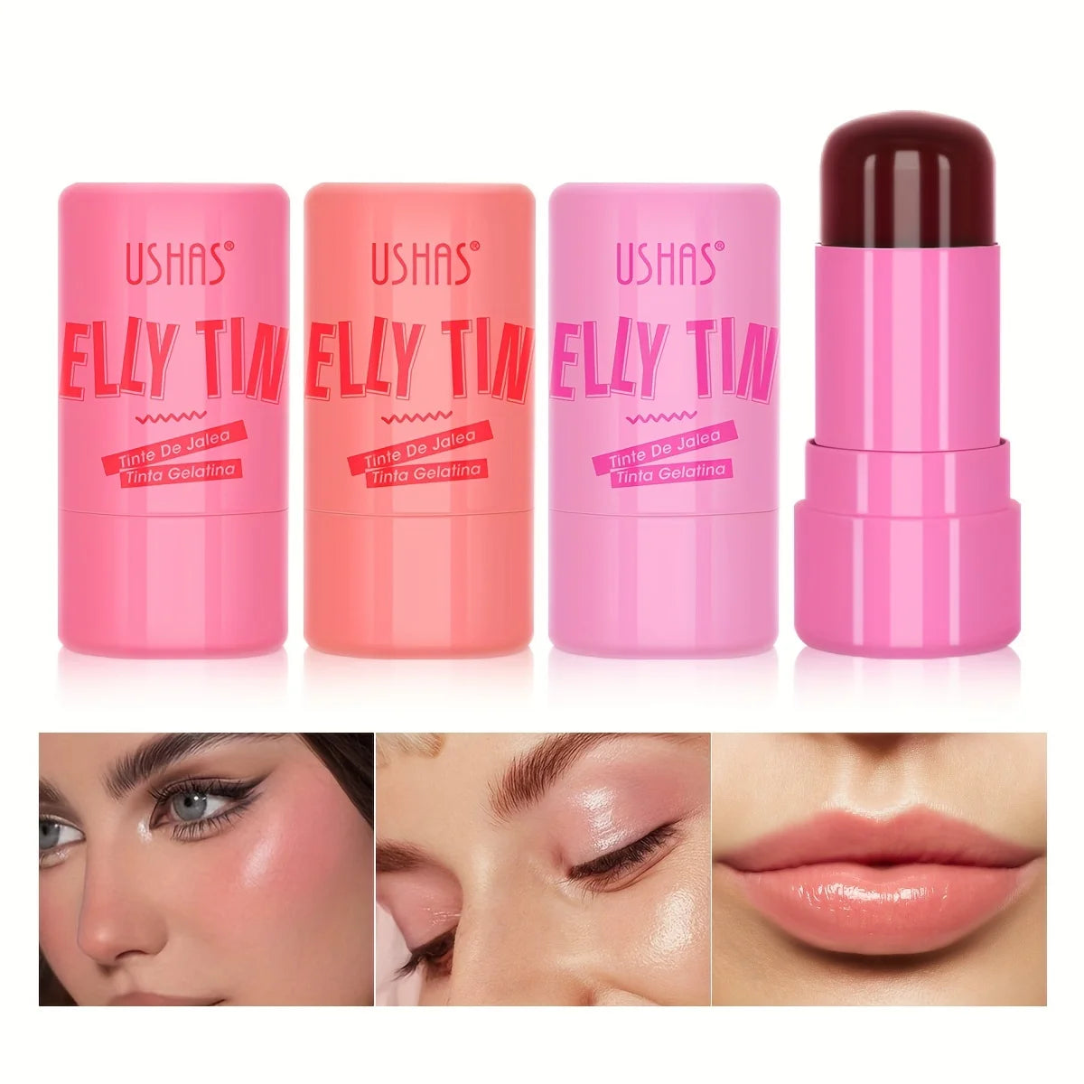 4 Colors Jelly Blush Stick